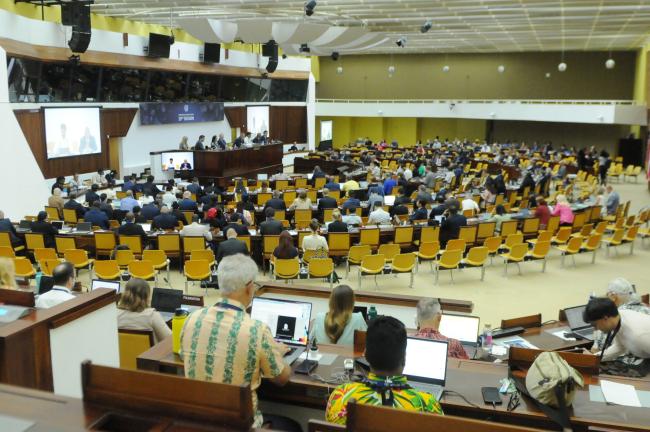 A view of the room during the final day of the 2nd Part of ISA-29