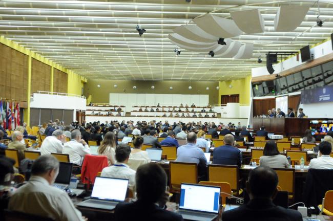 Council meet in a formal setting on Thursday
