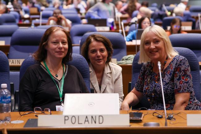 The Polish delegation