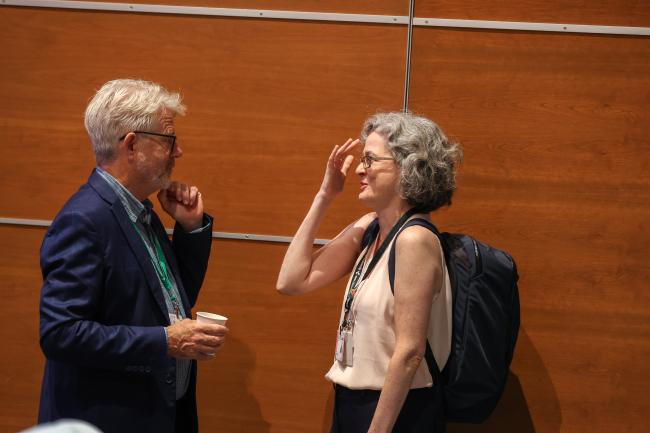 Michael Halewood, CGIAR, and Kathryn Garforth, CBD Secretariat