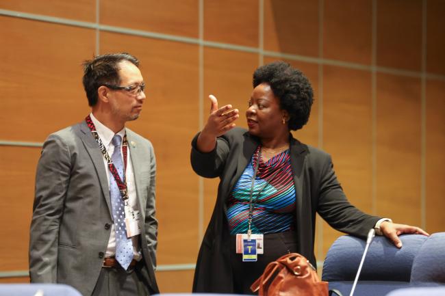 Ray Goh and Inonge Kwenda Mweene, CBD Secretariat