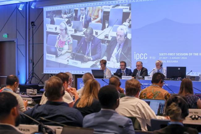 View of the room during the morning session 