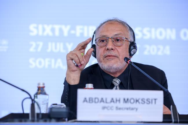 IPCC Secretary Abdalah Mokssit 