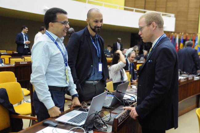 Salim Lahsini, Mohammed Magoua, Morocco, and Andrin Studer, Switzerland