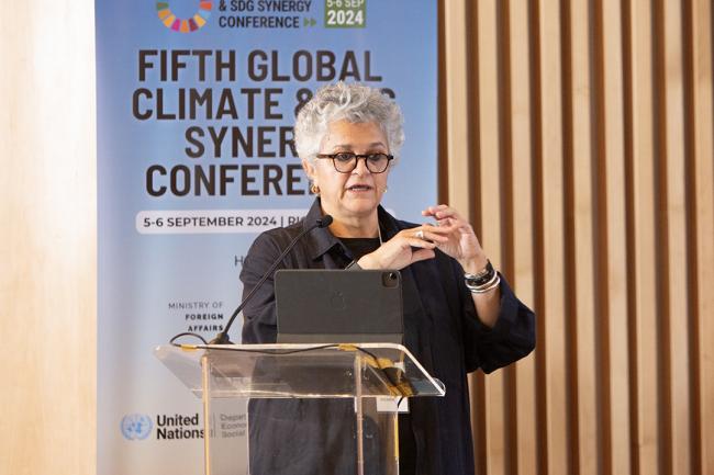 Izabella Teixeira, Co-Chair of International Resource Panel, former Minister of Environment of Brazil - Global-Climate-SDG-Synergy-5 -5Sep2024