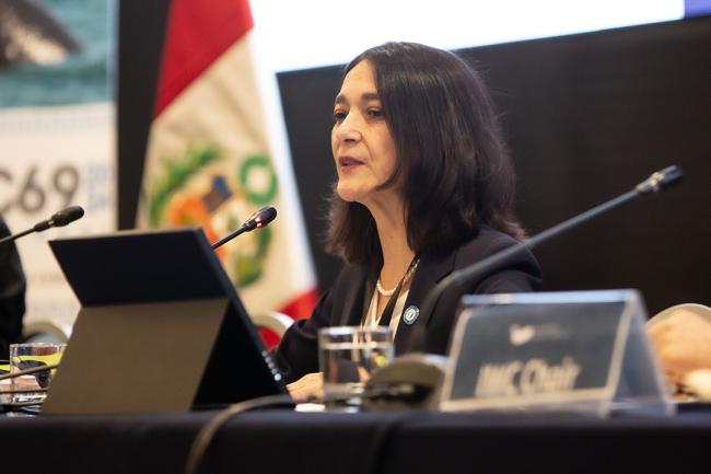 Martha Rojas Urrego, IWC Executive Secretary - IWC69-23sep2024
