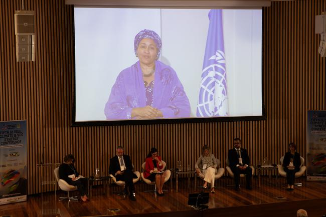 Amina Mohammed, Deputy Secretary-General, United Nations, New York (video message) - Global-Climate-SDG-Synergy-5 -5Sep2024