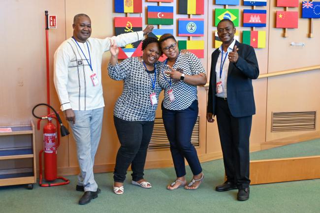 Bondi Nyuma Gevao, Sierra Leone, Nosiku Munyinda, Zambia, Thabile Ndlovu, Eswatini, and John Mumbo, Kenya