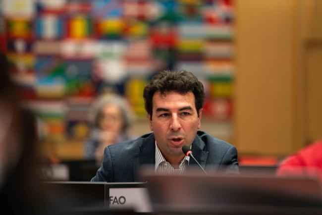 Claudio Chiarolla, CGIAR - ITPGRFA OEWG12 - 17Sep2024 – photo