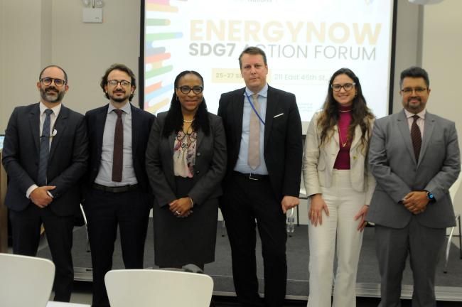 Group photo at the end of the session on "De-risking for Renewable Energy Investments: Cracking the Code"