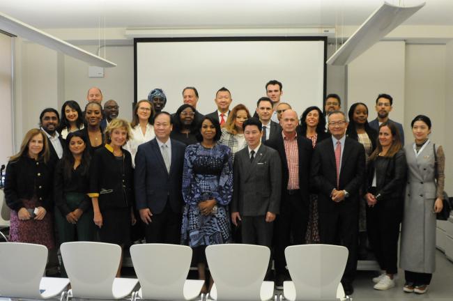 Group photo at the end of the opening session