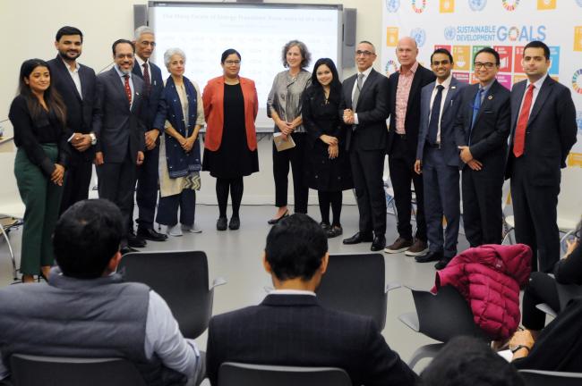 Group photo at the end of the session on "The Many Facets of Energy Transition: From India to the World"