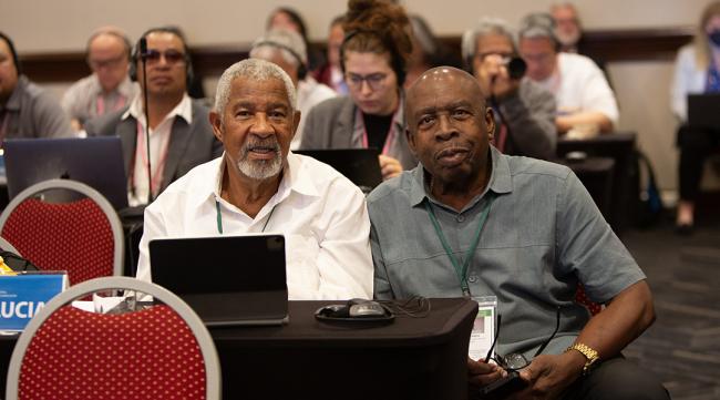 Horace Walters, Saint Lucia, and Edwin Snagg, Saint Vincent and the Grenadines - IWC69-27sep2024