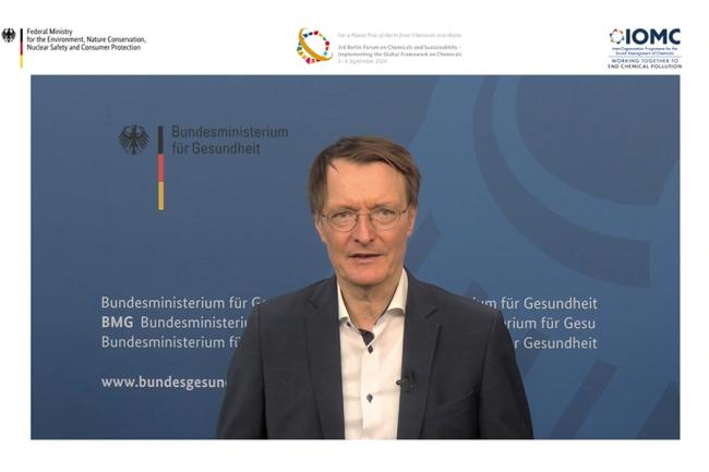 Karl Lauterbach, Minister for Health, Germany