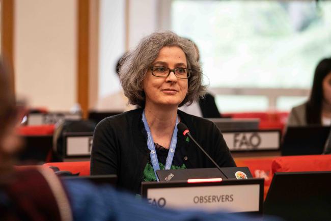 Kathryn Garforth, CBD Secretariat - ITPGRFA OEWG12 - 16Sep2024 – photo
