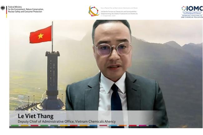 Le Viet Thang, Vietnam Chemicals Agency - 3rd Berlin Forum on Chemicals and Sustainability