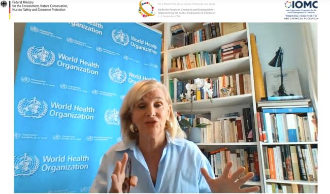 María Neira, Director of the Department of Environment, Climate Change and Health at the World Health Organization (WHO)