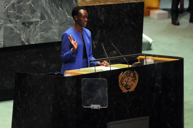 Monicah Malith, Youth representative from South Sudan