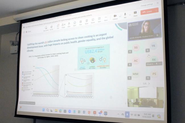 Online presentation by Heather Adair-Rohani, WHO