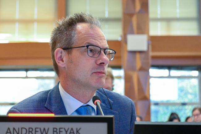 POPRC member Andrew Beyak, Canada