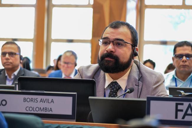 POPRC member Boris Ávila Taborda, Colombia