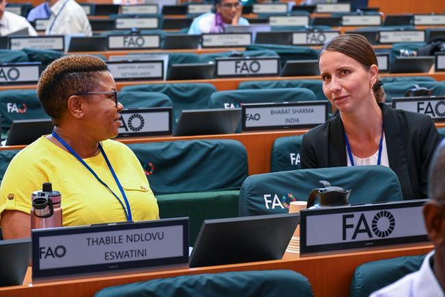 Thabile Nvolu, Eswatini, and Katarína Řiháčková, Czech Republic