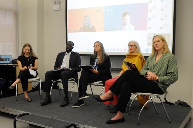 Online and offsite panelists of the session on “Post-2030 Vision: Prioritizing Gender Indicators for a Just and Inclusive Energy Transition”