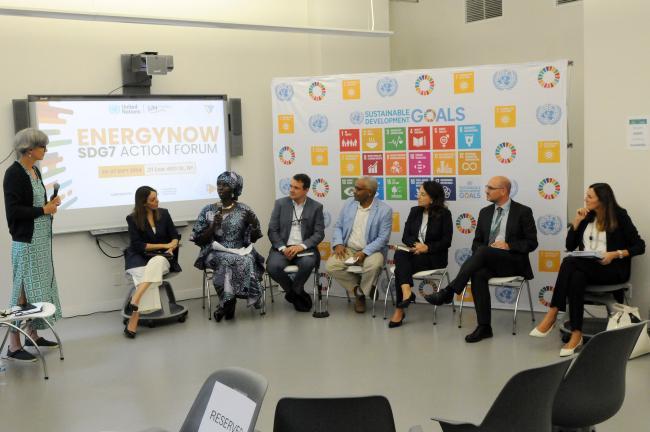 Panelists during the intervention by Sheila Oparaocha, Executive Director, ENERGIA