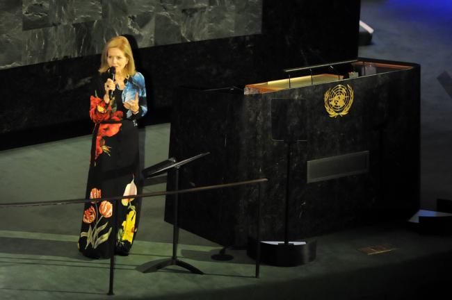 Grammy winning singer Renée Fleming, Soprano, Arts/Health Advocate, WHO Goodwill Ambassador for Arts and Health