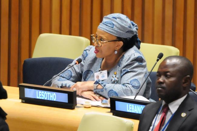 Retselisitsoe Matlanyane, Minister of Finance and Development Planning, Lesotho