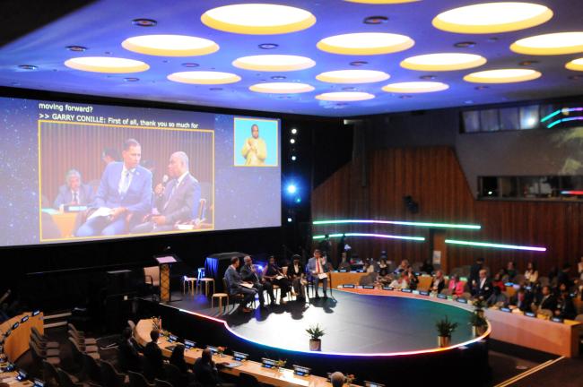 Panelists of the session "SDG Stocktake: Where Do We Really Stand?"