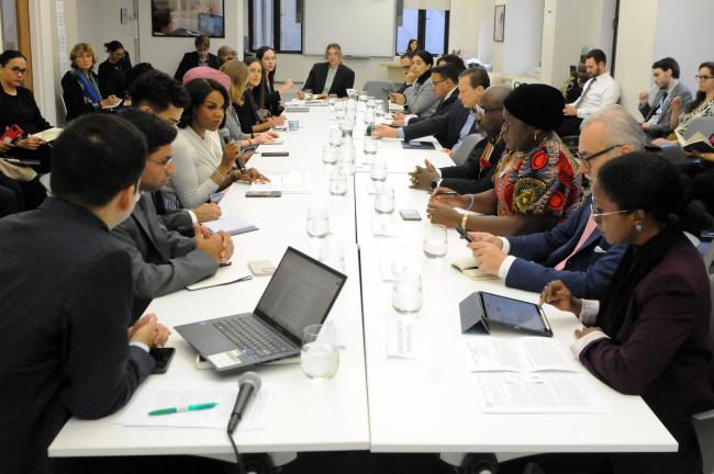 A view of the roundtable of the session on "Strengthening Local Value Chains for Energy Transition Solutions in the Global South"