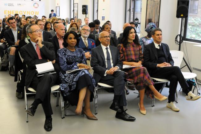 High-level speakers and participants during the high-level opening