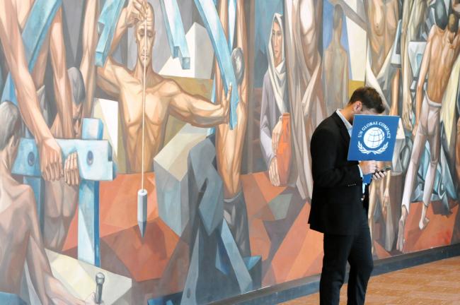 UN Global Compact sign