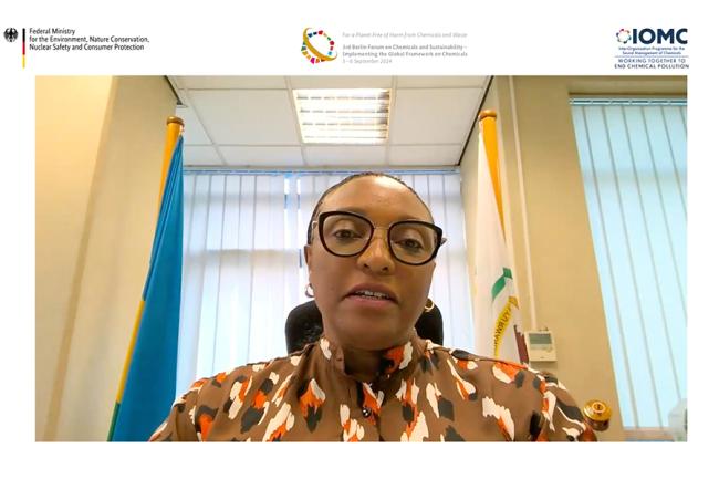 Valentine Uwamariya, Minister of Environment, Rwanda