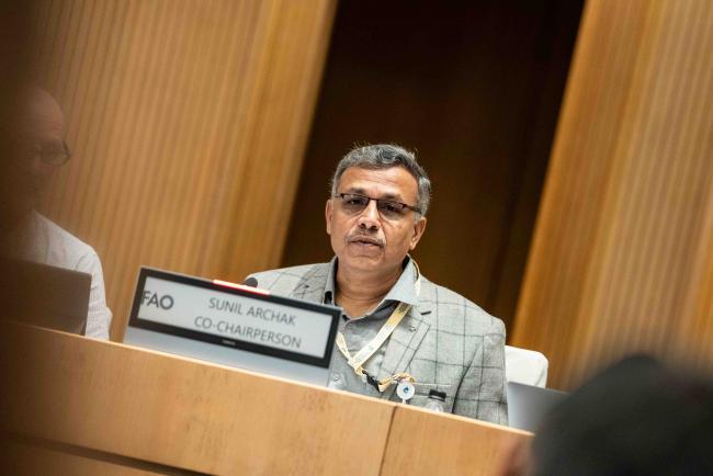 Working Group Co-chair Sunil Archak - ITPGRFA OEWG12 - 16Sep2024 – photo