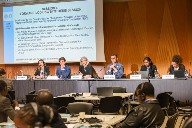 A view of the panel