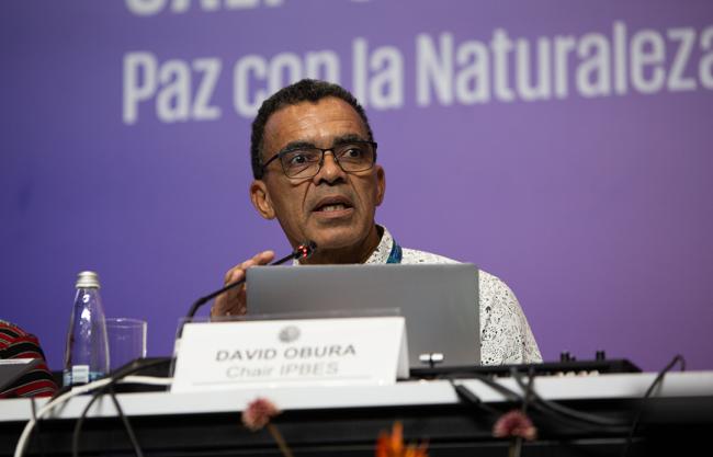 David Obura, Chair, IPBES - Listening to the science - 25 Oct2024