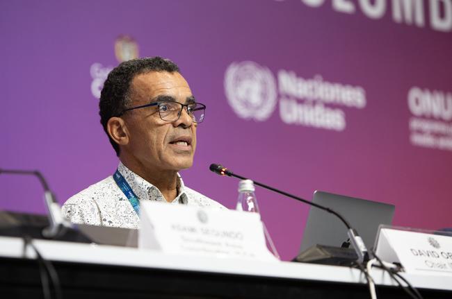 David Obura, Chair, IPBES - Listening to the science - 25 Oct2024