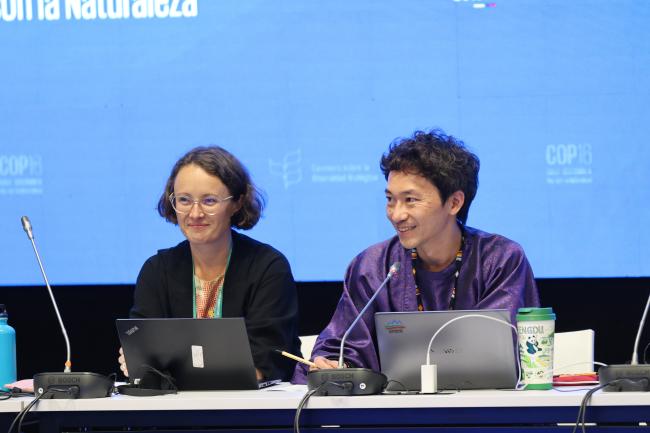 Contact Group on climate change Co-Chairs Kehler Siebert, Sweden, and Xiang Gao, China