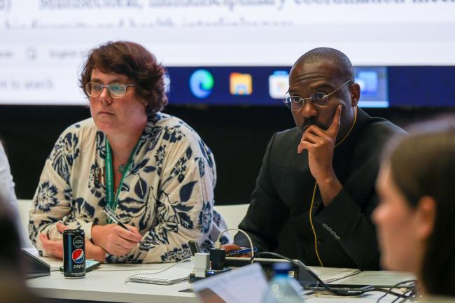 Contact Group on biodiversity and health Co-Chairs Barbara Engels, Germany, and Stanislas Mouba, Gabon