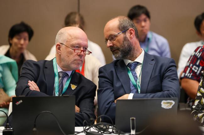 Hugo-Maria Schally and Levente Kőrösi, EU