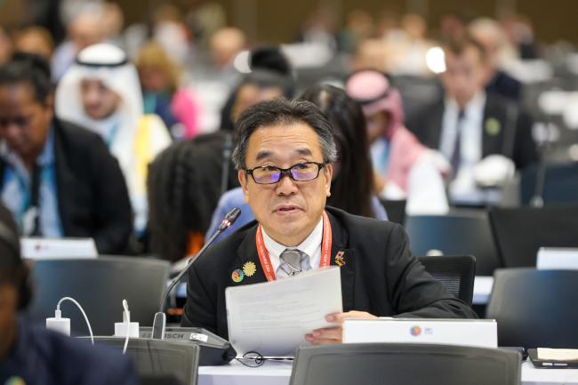 Yutaka Matsuzawa, Vice-Minister for Global Environmental Affairs, Japan