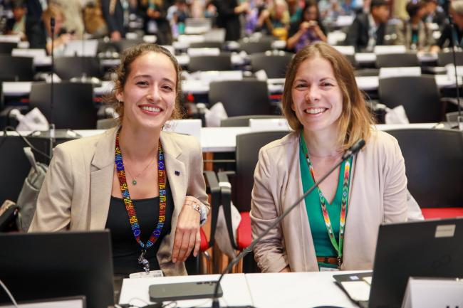 Nadja Steinfort and Anna Sarolta Sándor-Rousset, EU