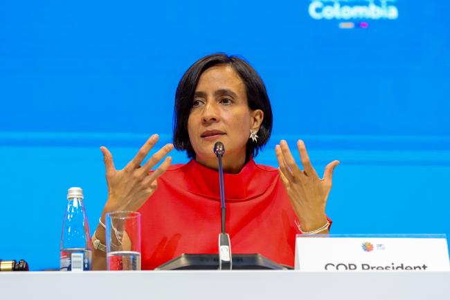 COP 16 President Susana Muhamad, Colombia