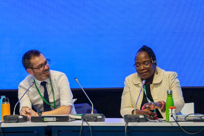 Contact Group on DSI Co-Chairs William Lockhart, UK, and Lactitia Tshitwamulomoni, South Africa