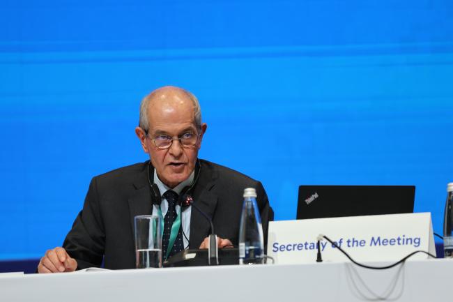 Working Group I Secretary Neil Pratt