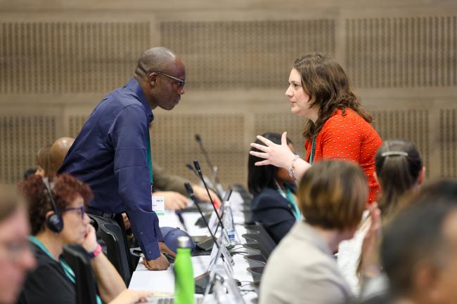Daniel Mukubi Kikuni, Democratic Republic of the Congo, with Corina Sarli, Argentina