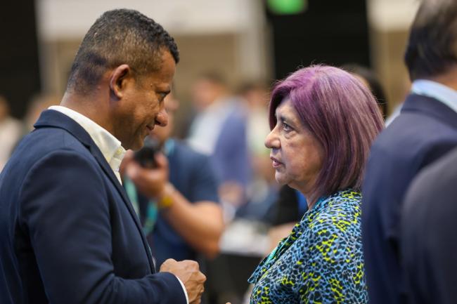 Luis Alfonso Escobar Jaramillo, Governor of Nariño, Colombia, and Luz Marina Mantilla Cárdenas, Colombia