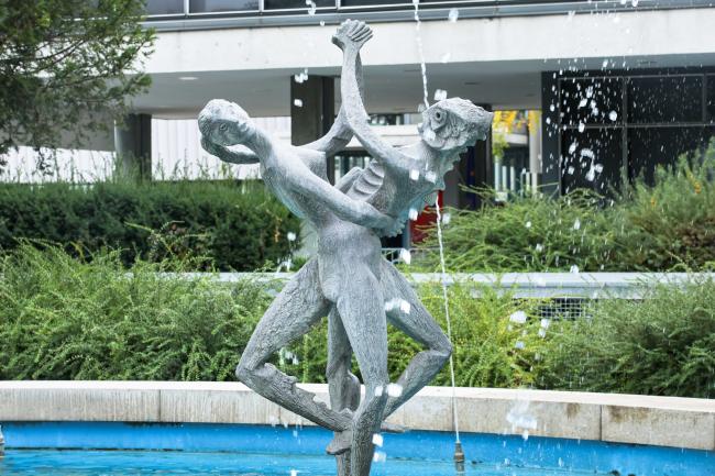 Sculpture of Urška and the Water Man 